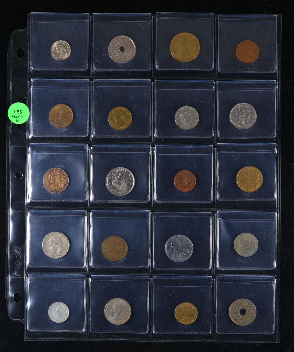 20 Great Coins of the World, hand selected, many trend high, every lot guaranteed to contain Silver.