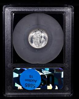 1942-d Mercury Dime 10c Graded GEM++ FSB By USCG