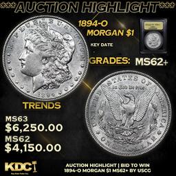 ***Auction Highlight*** 1894-o Morgan Dollar $1 Graded Select Unc By USCG (fc)