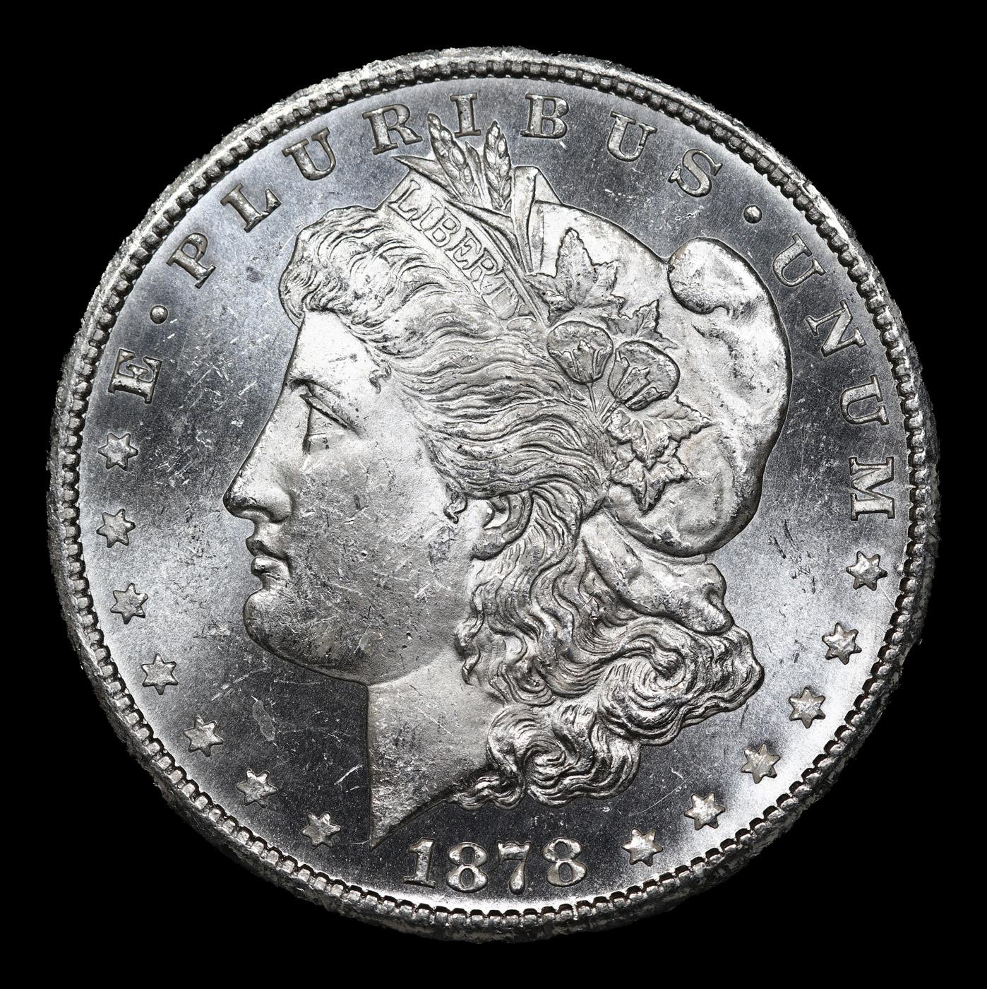 ***Auction Highlight*** 1878-cc Morgan Dollar VAM-19.2 $1 Graded ms63+ pl By SEGS (fc)