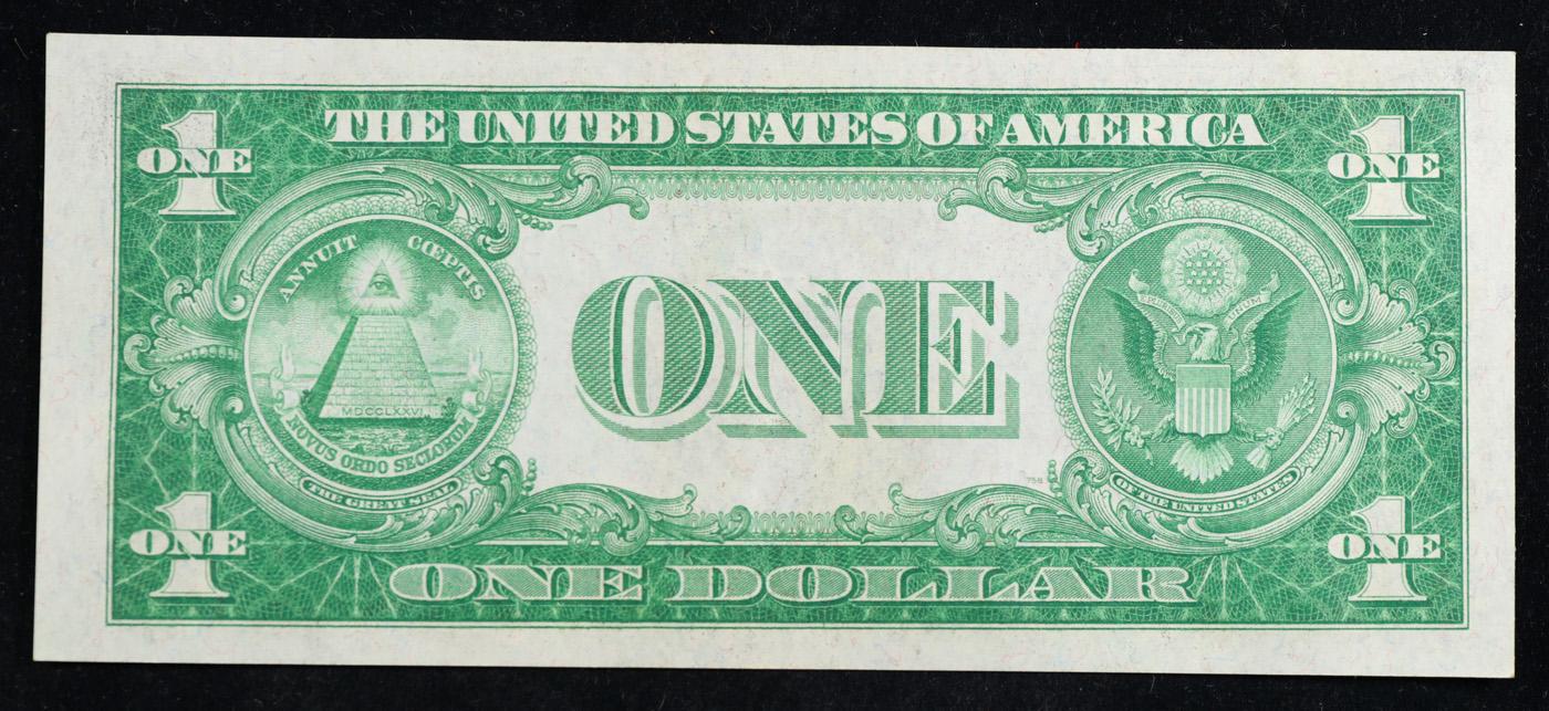 1935A $1 Blue Seal Silver Certificate Grades Choice AU/BU Slider