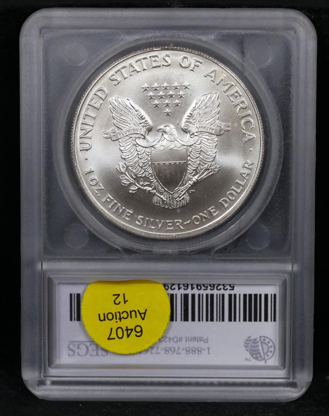 ***Auction Highlight*** 1996 Silver Eagle Dollar 1 Graded ms69+ By SEGS (fc)