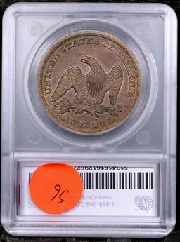 ***Auction Highlight*** 1846-o Seated Liberty Dollar $1 Graded Choice AU/BU Slider+ By USCG (fc)