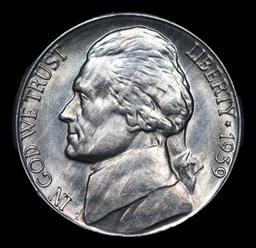 ***Auction Highlight*** 1939-s Rev of 40 Jefferson Nickel Near Top Pop! 5c Graded ms66+ By SEGS (fc)