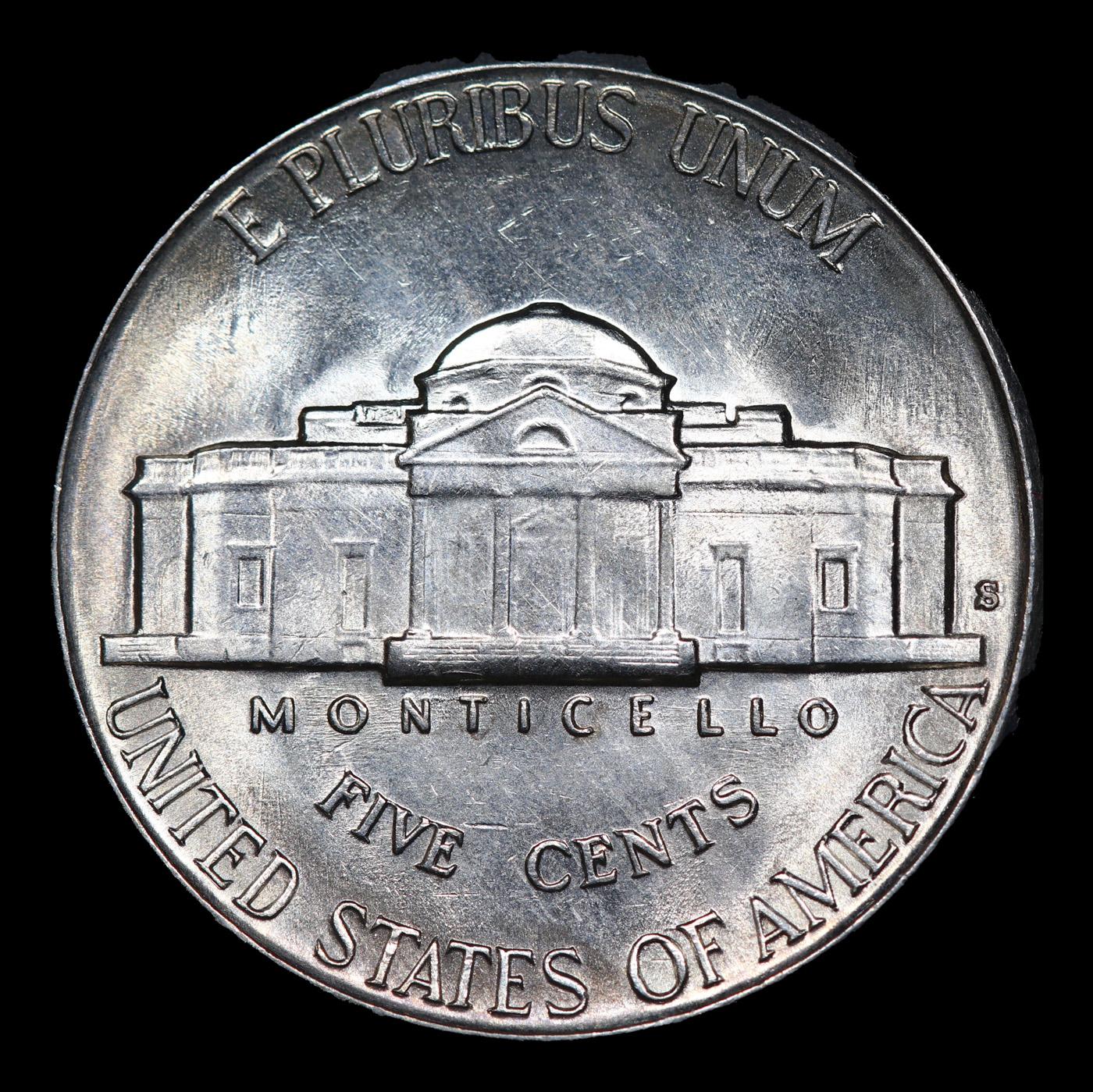 ***Auction Highlight*** 1939-s Rev of 40 Jefferson Nickel Near Top Pop! 5c Graded ms66+ By SEGS (fc)