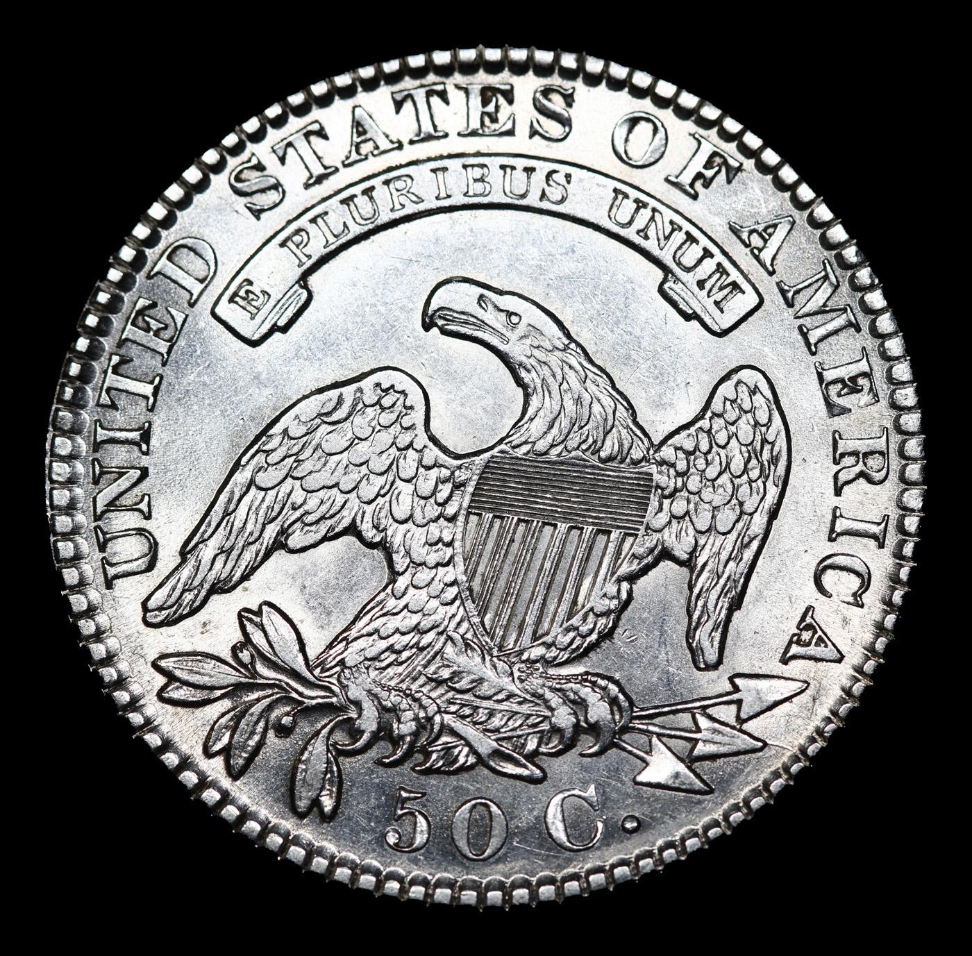 ***Auction Highlight*** 1830 Capped Bust Half Dollar O-103 Small 0 50c Graded ms62 By SEGS (fc)