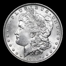 1888-p Morgan Dollar $1 Grades GEM+ Unc