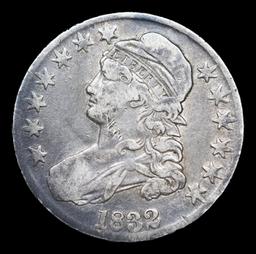 1832 Capped Bust Half Dollar 50c Grades vf++