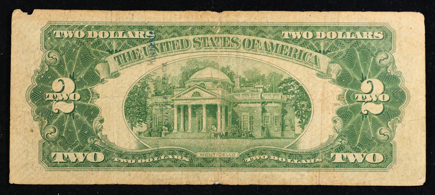 1928G $2 Red Seal United States Note Grades vf details