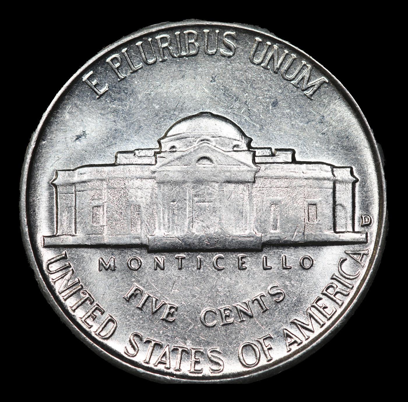 ***Auction Highlight*** 1955-d Jefferson Nickel Near TOP POP! 5c Graded ms66+ BY SEGS (fc)