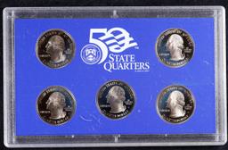 2006 United States Mint Proof Quarters 5 pc set No Outer Box