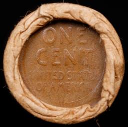 Lincoln Wheat Cent 1c Mixed Roll Orig Brandt McDonalds Wrapper, 1917-s end, Wheat other end