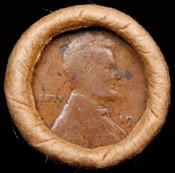 Lincoln Wheat Cent 1c Mixed Roll Orig Brandt McDonalds Wrapper, 1919-d end, Wheat other end