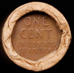 Lincoln Wheat Cent 1c Mixed Roll Orig Brandt McDonalds Wrapper, 1918-d end, Wheat other end