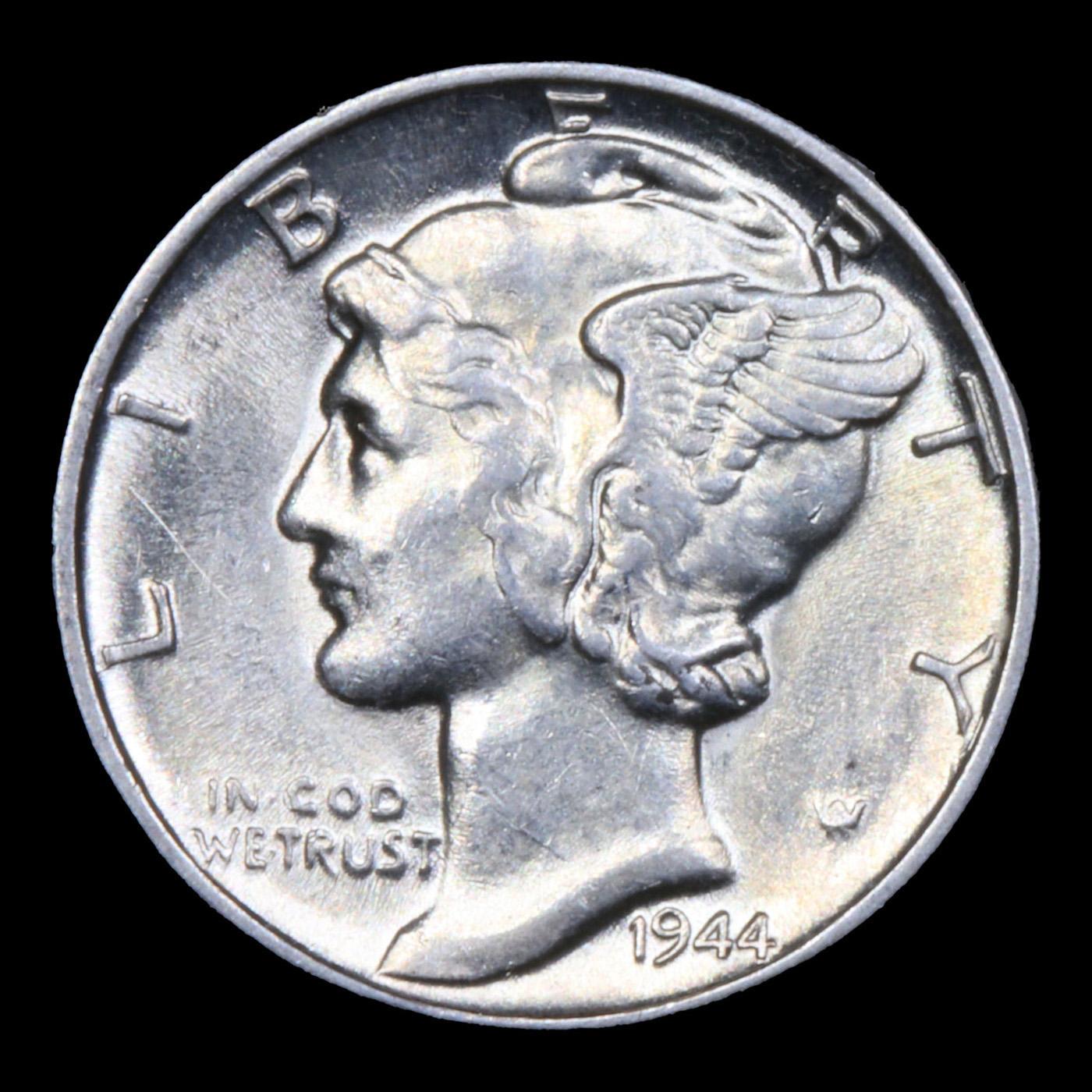 1944-p Mercury Dime 10c Grades GEM Unc