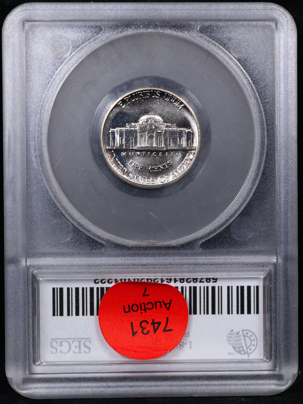 ***Auction Highlight*** 1989-p Jefferson Nickel TOP POP! 5c Graded ms67+ 6fs BY SEGS (fc)