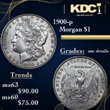 1900-p Morgan Dollar 1 Grades Unc Details