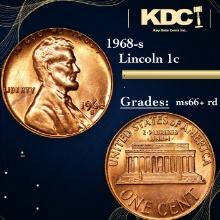 1968-s Lincoln Cent 1c Grades GEM++ RD