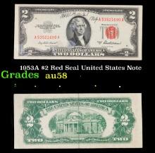 1953A $2 Red Seal United States Note Grades Choice AU/BU Slider