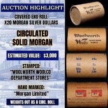 *EXCLUSIVE* Hand Marked " Morgan Limited," x20 coin Covered End Roll! - Huge Vault Hoard  (FC)