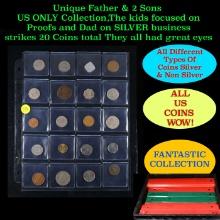 20 Great Coins of the World, hand selected, many trend high, every lot guaranteed to contain Silver.