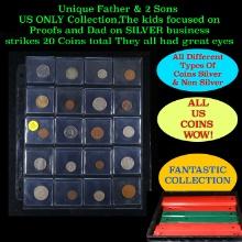 20 Great Coins of the World, hand selected, many trend high, every lot guaranteed to contain Silver.