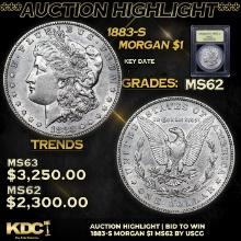 ***Auction Highlight*** 1883-s Morgan Dollar $1 Graded Select Unc By USCG (fc)