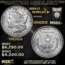 ***Auction Highlight*** 1894-o Morgan Dollar $1 Graded Select Unc By USCG (fc)