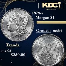 1878-s Morgan Dollar $1 Grades Choice Unc