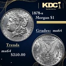 1878-s Morgan Dollar $1 Grades Choice Unc