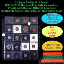 THIS AUCTION ONLY! BU Shotgun Lincoln 1c roll, 1974-p 50 pcs Plus THREE bonus random date BU roll! B