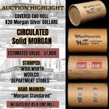 *EXCLUSIVE* Hand Marked " Morgan Standard," x20 coin Covered End Roll! - Huge Vault Hoard  (FC)