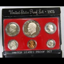 1975 United States Mint Proof Set 6 coins