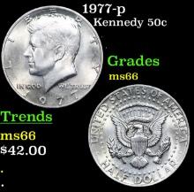 1977-p Kennedy Half Dollar 50c Grades GEM+ Unc