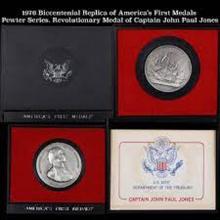 US Mint Captain John Paul Jones Americas First Medals in Display case