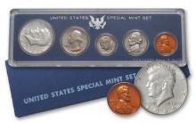 1967 Special Mint Set 5 coins in Plastic Holder