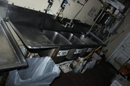 Stainless 89" Hand Sink