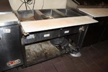 Electric 48" 3 Hole Steam Table