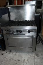 Sunfire 6 Burner Range with Oven