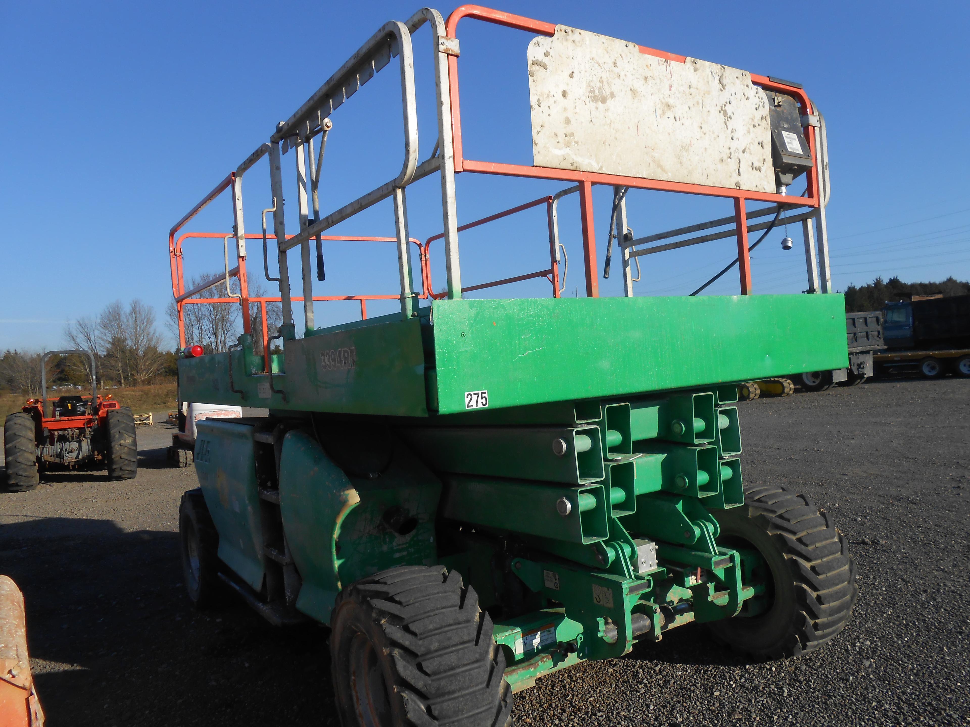 2008 JLG 3394RT SCISSOR LIFT 4WD, DEUTZ ENGINE W/ 758 HRS