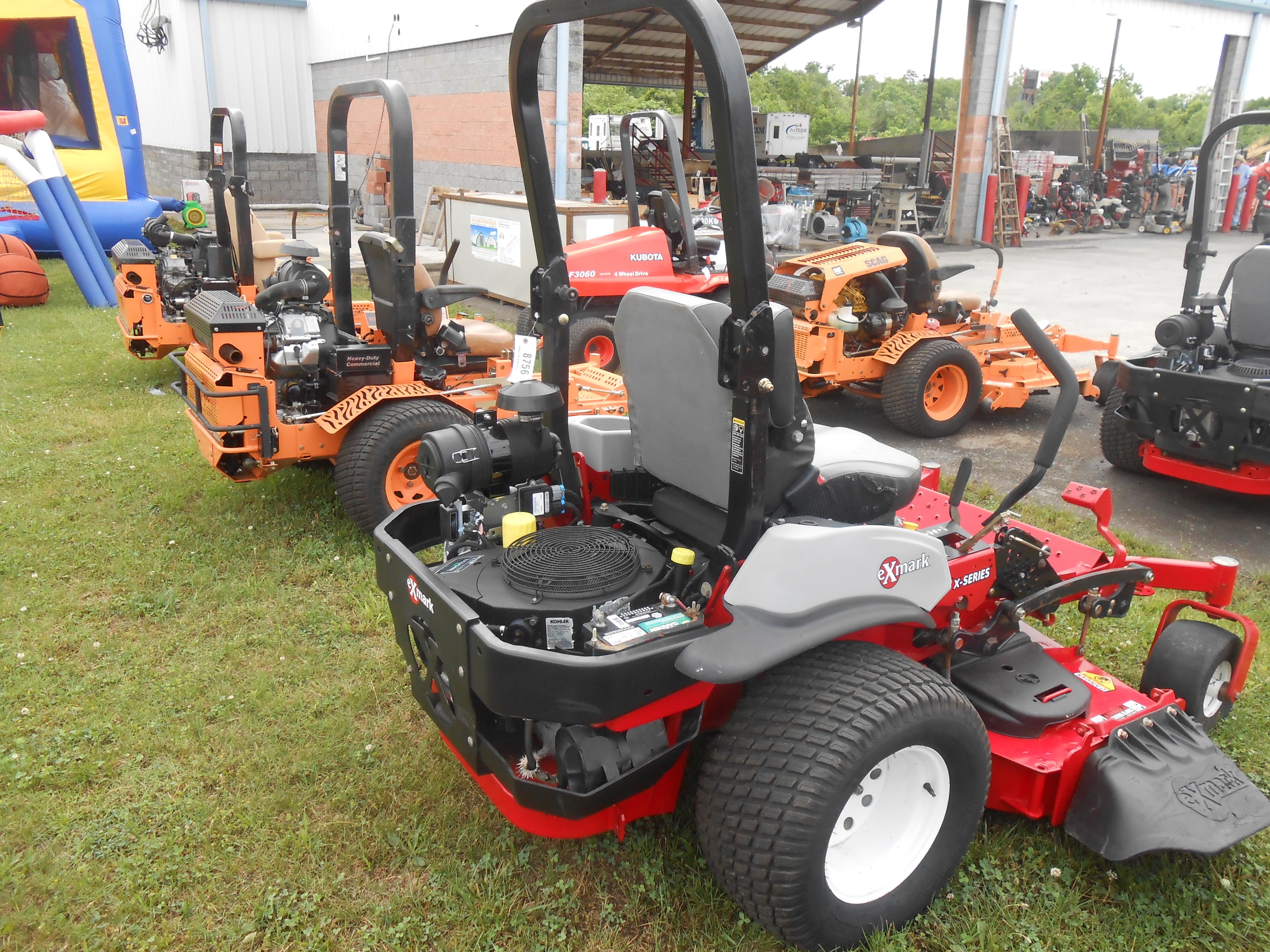 "EXMARK LAZER Z- RED TECHNOLOGY, 38HP BIG BLOCK ENGINE, W/ ROPS, ISO MOUNTE