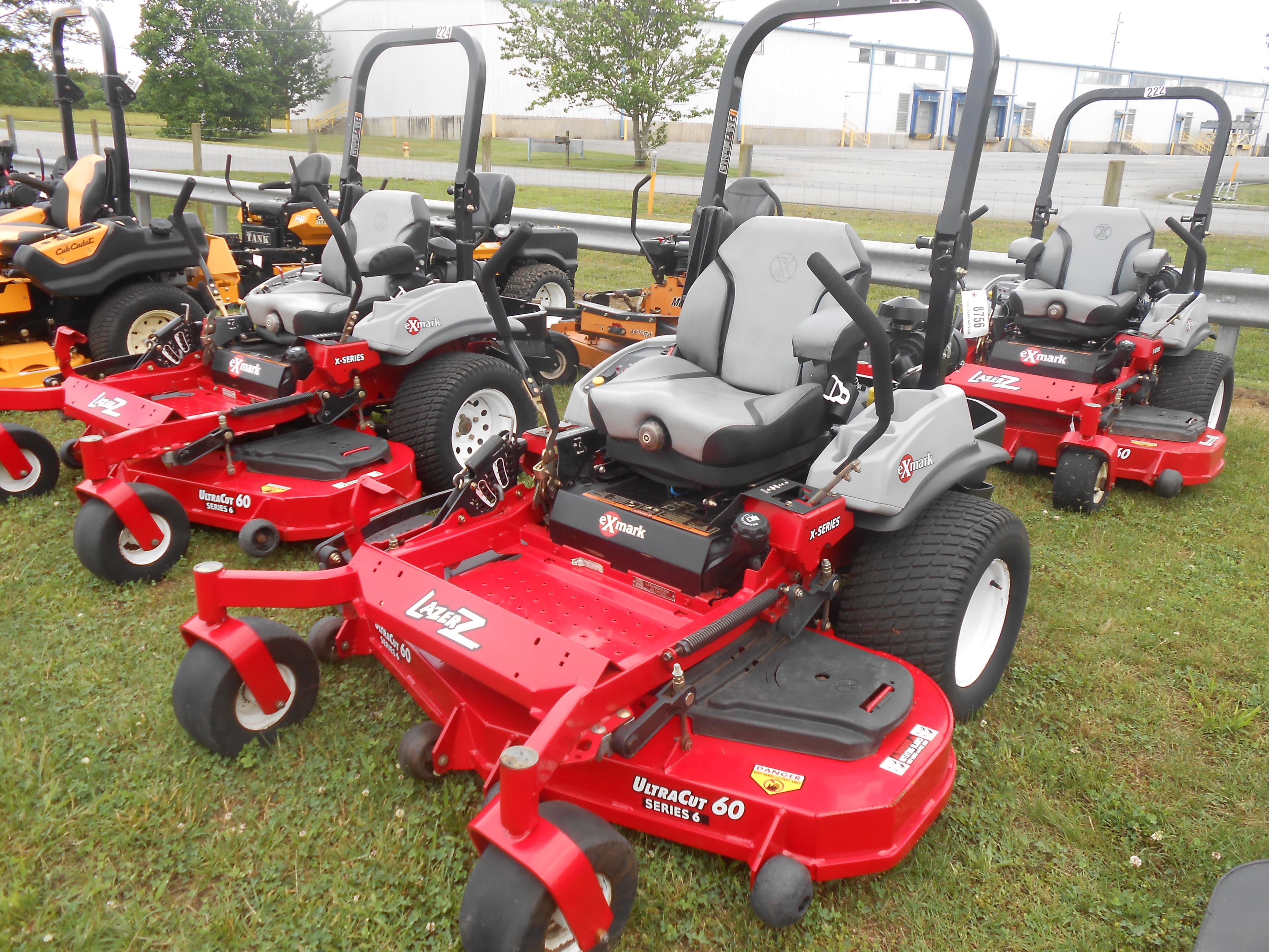 "EXMARK LAZER Z- RED TECHNOLOGY, 38HP BIG BLOCK ENGINE, W/ ROPS, ISO MOUNTE