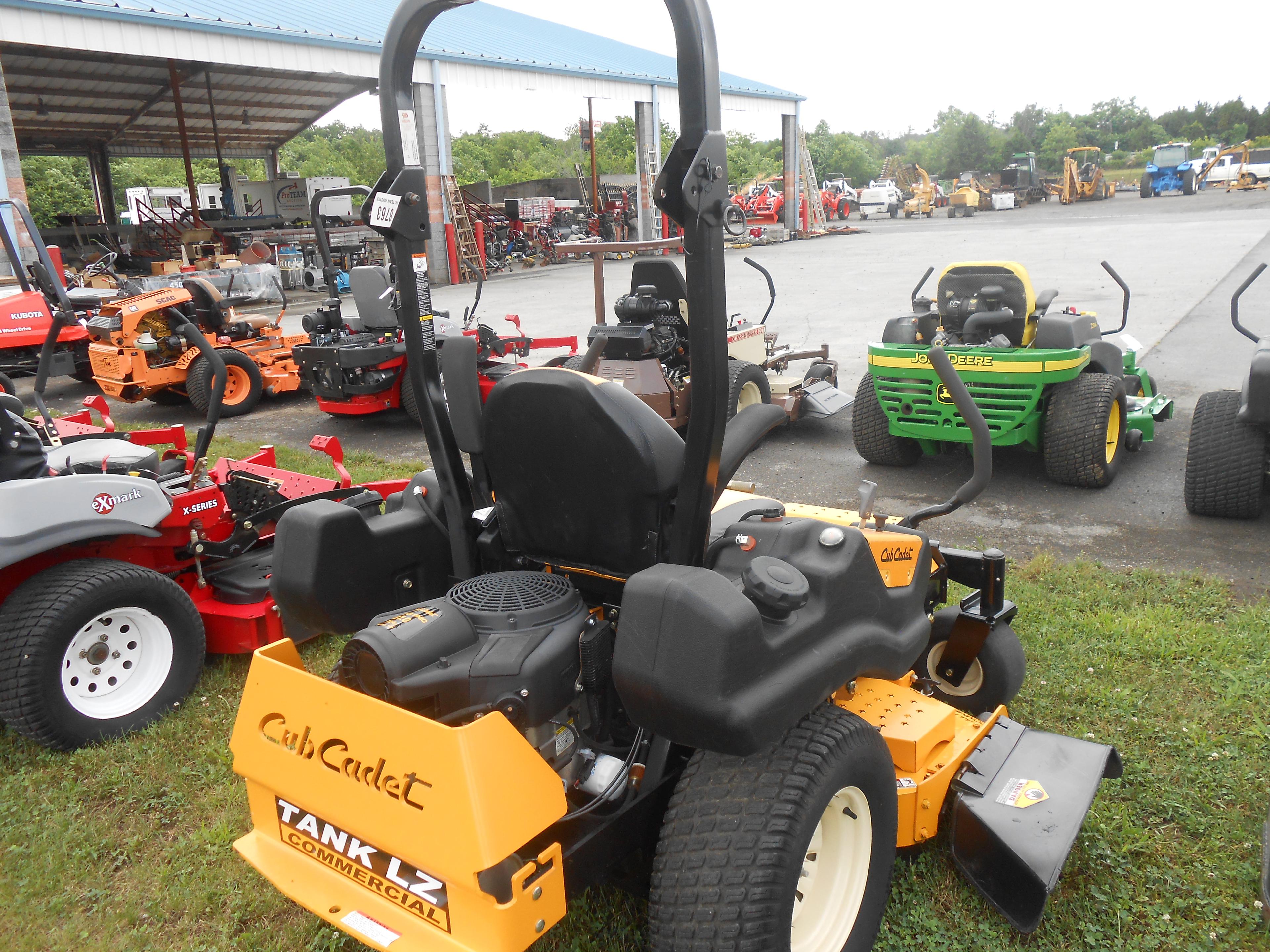 "CUB CADET TANK LZ-48"" CUT COMMERCIAL DECK W/ ROPS, 27HP ENGINE, SHOWING 1