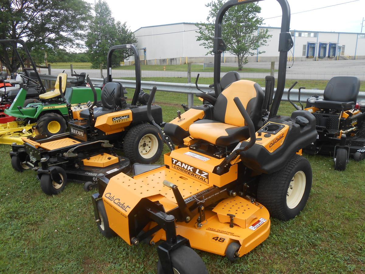 "CUB CADET TANK LZ-48"" CUT COMMERCIAL DECK W/ ROPS, 27HP ENGINE, SHOWING 1