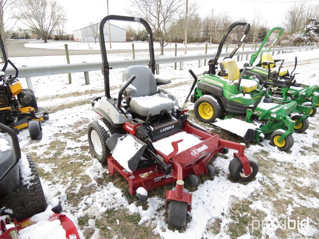 EXMARK LAZER Z 38HP 999CC KOHLER ENG, 60" CUT, SERIES 6 MOWER DECK, W/ ROPS