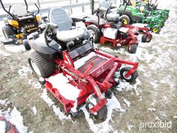 TORO Z MASTER 27HP KOHLER ENG, 62" CUT MOWER DECK, SHOWING 886 HOURS, TAG #