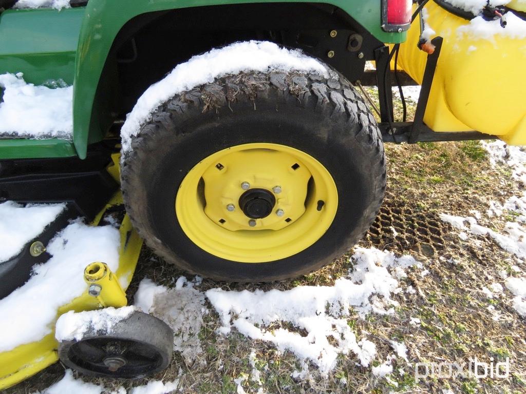 JOHN DEERE 425 LAWN TRACTOR 20HP KAWASAKI ENG, 60" CUT, PS, W/ JOHN DEERE E