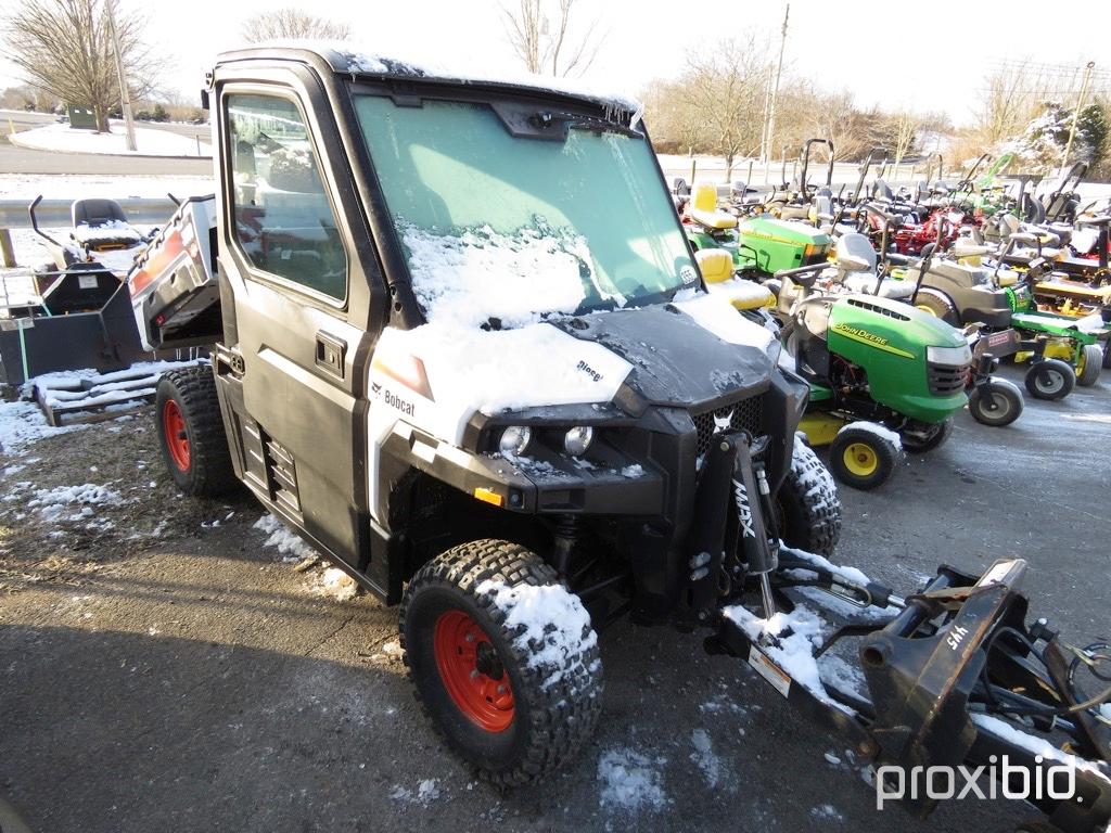 BOBCAT 3650 UTV 4X4, HYDROSTAT, DSL, CAB, HEAT/AIR, 150 HOURS, W/ BOBCAT BR