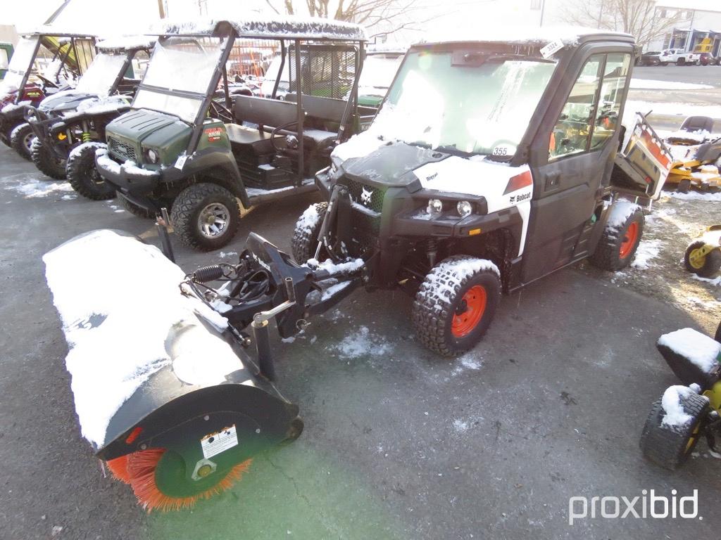 BOBCAT 3650 UTV 4X4, HYDROSTAT, DSL, CAB, HEAT/AIR, 150 HOURS, W/ BOBCAT BR