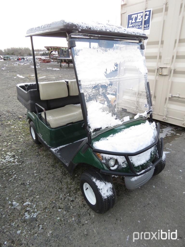 2014 YAMAHA GAS GOLF CART FUEL INJECTED, 595 HOURS, TAG #3308